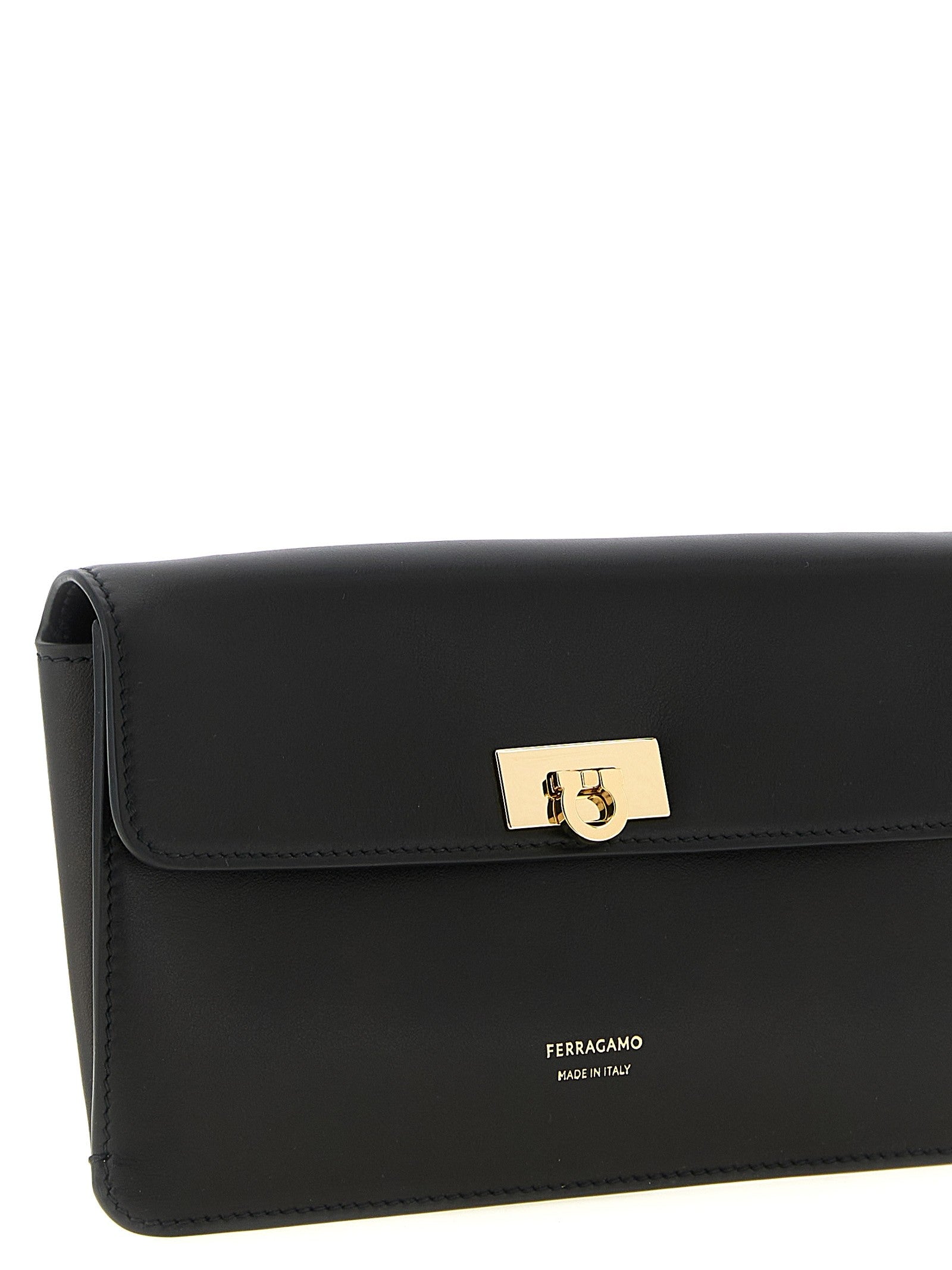 Ferragamo Harley Clutch Black