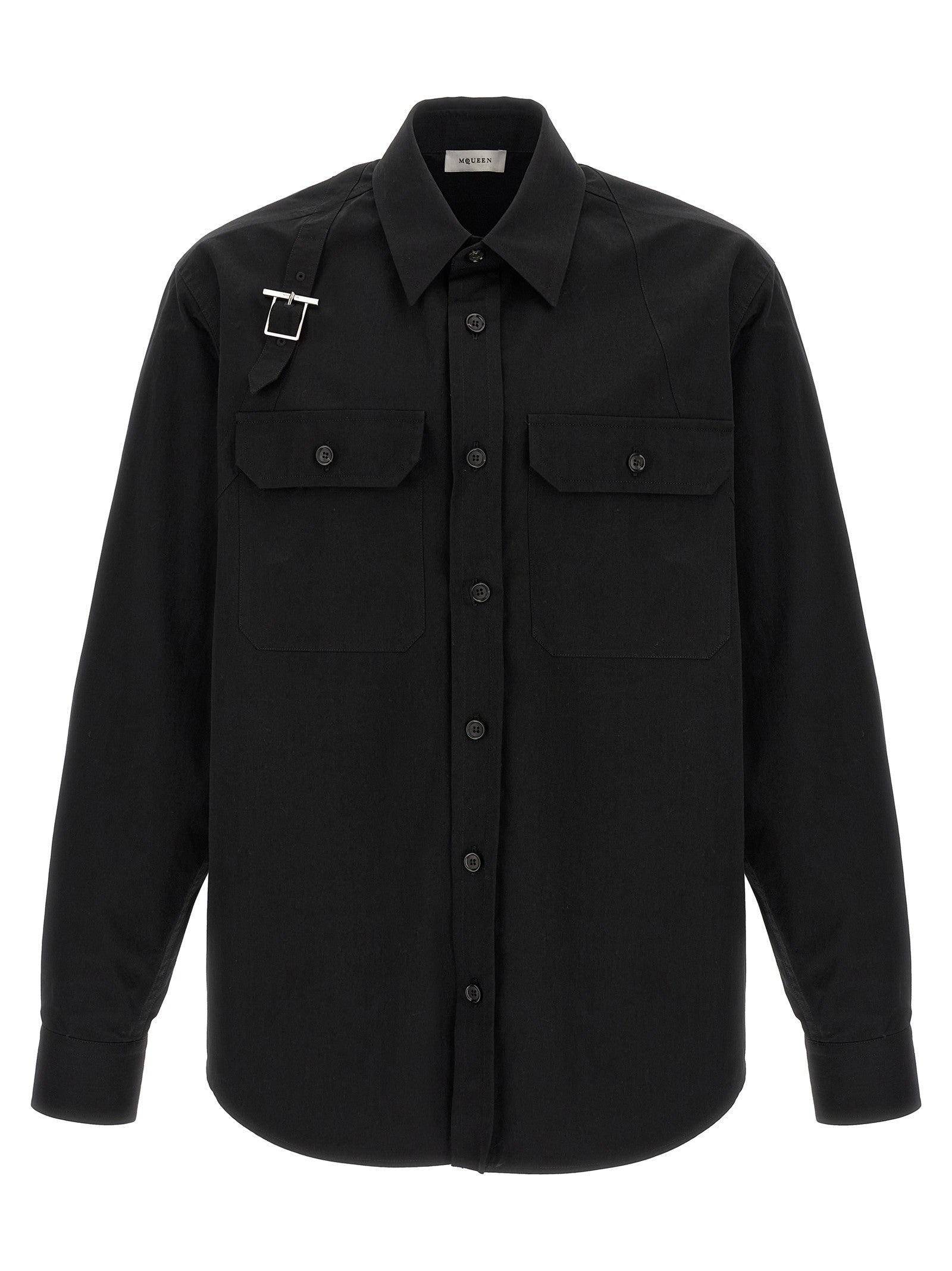 Alexander McQueen Harness Utility Shirt Black