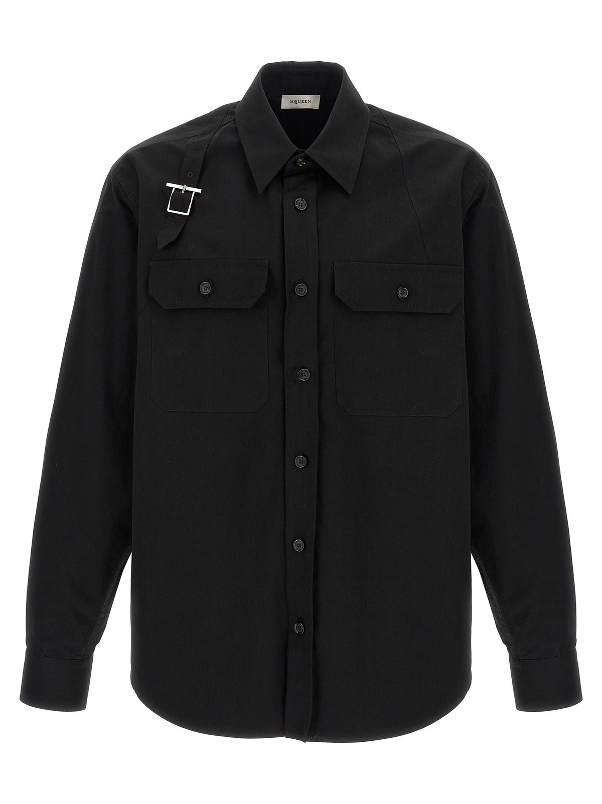 Alexander McQueen Harness Utility Shirt Black