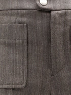 Soeur Women's Harold Wool Trousers Brown, view 3