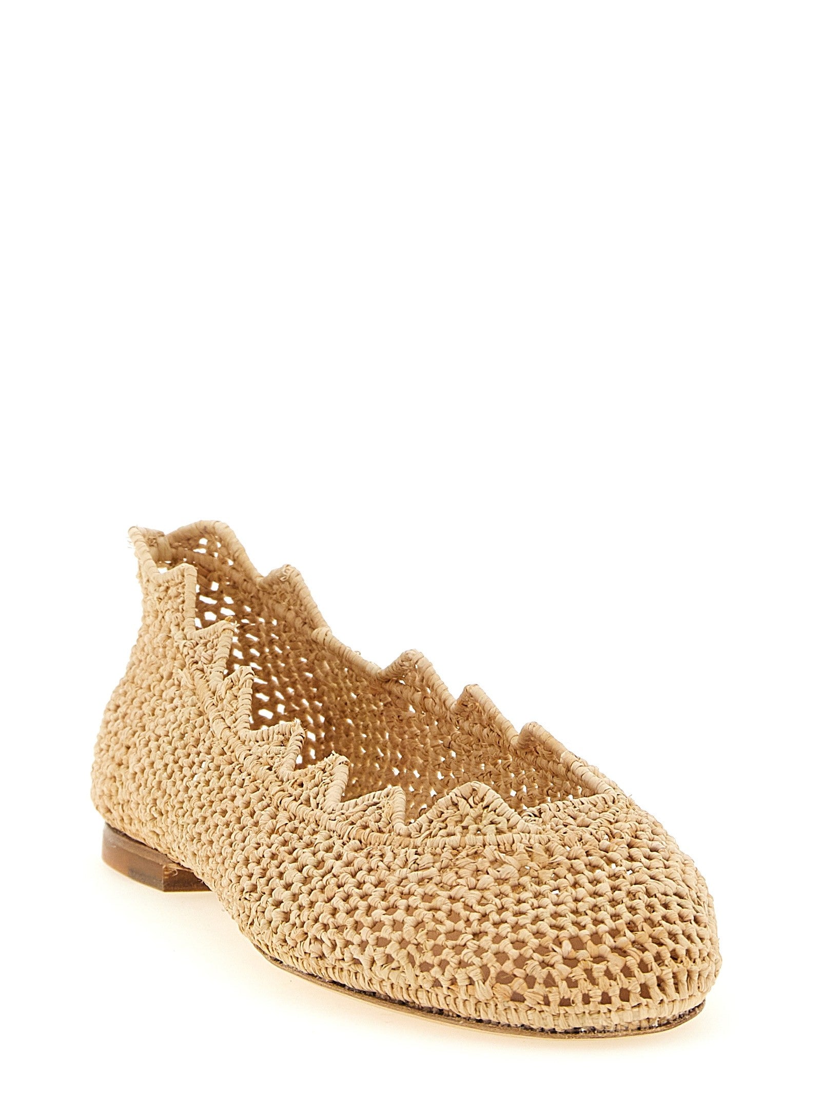 Odissi Harper Ballet Flats Beige