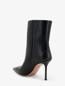 Aquazzura Women's Harper Leather Ankle Boots Black
