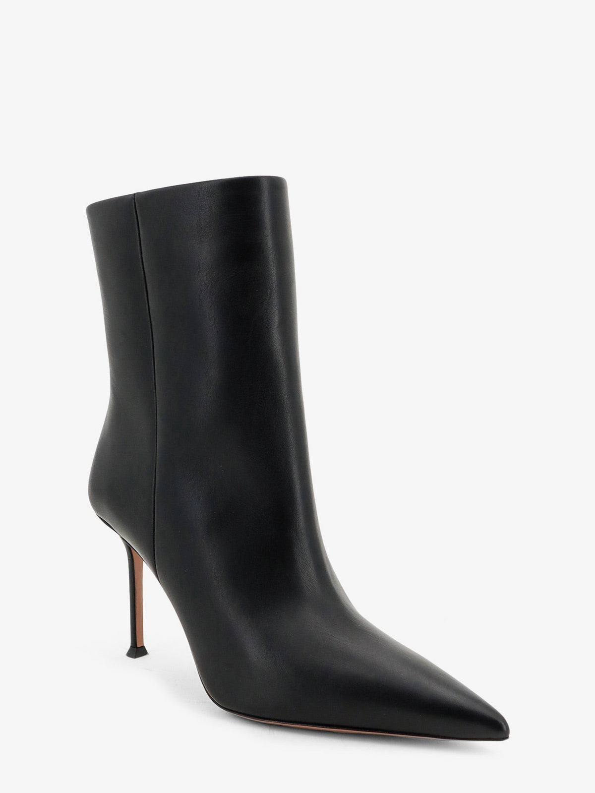 Aquazzura Women's Harper Leather Ankle Boots Black