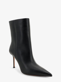 Aquazzura Women's Harper Leather Ankle Boots Black