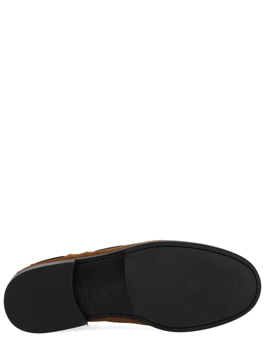 Aeyde Women's Harris Suede Loafer Brown, view 6