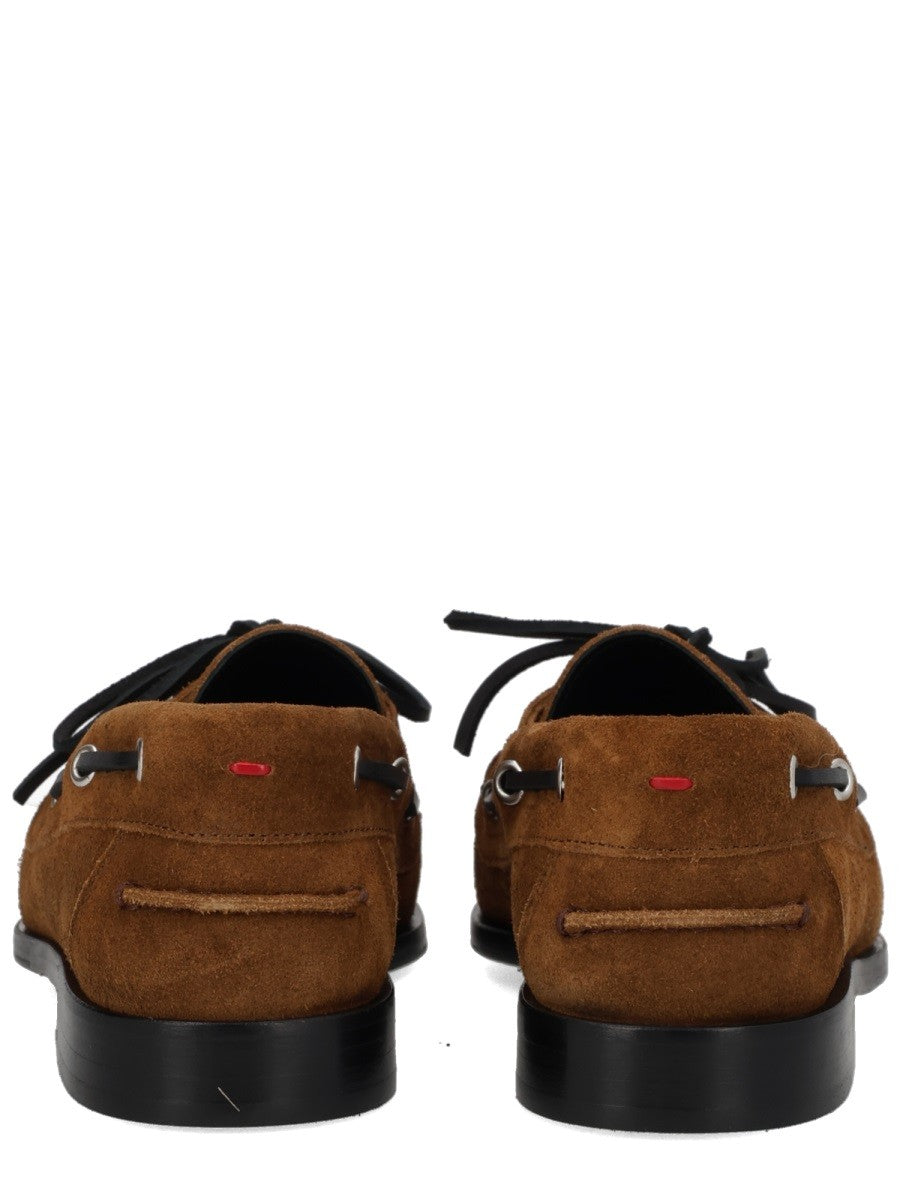 Aeyde Women's Harris Suede Loafer Brown