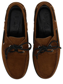 Aeyde Women's Harris Suede Loafer Brown