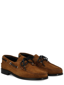 Aeyde Women's Harris Suede Loafer Brown