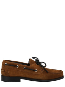 Aeyde Women's Harris Suede Loafer Brown