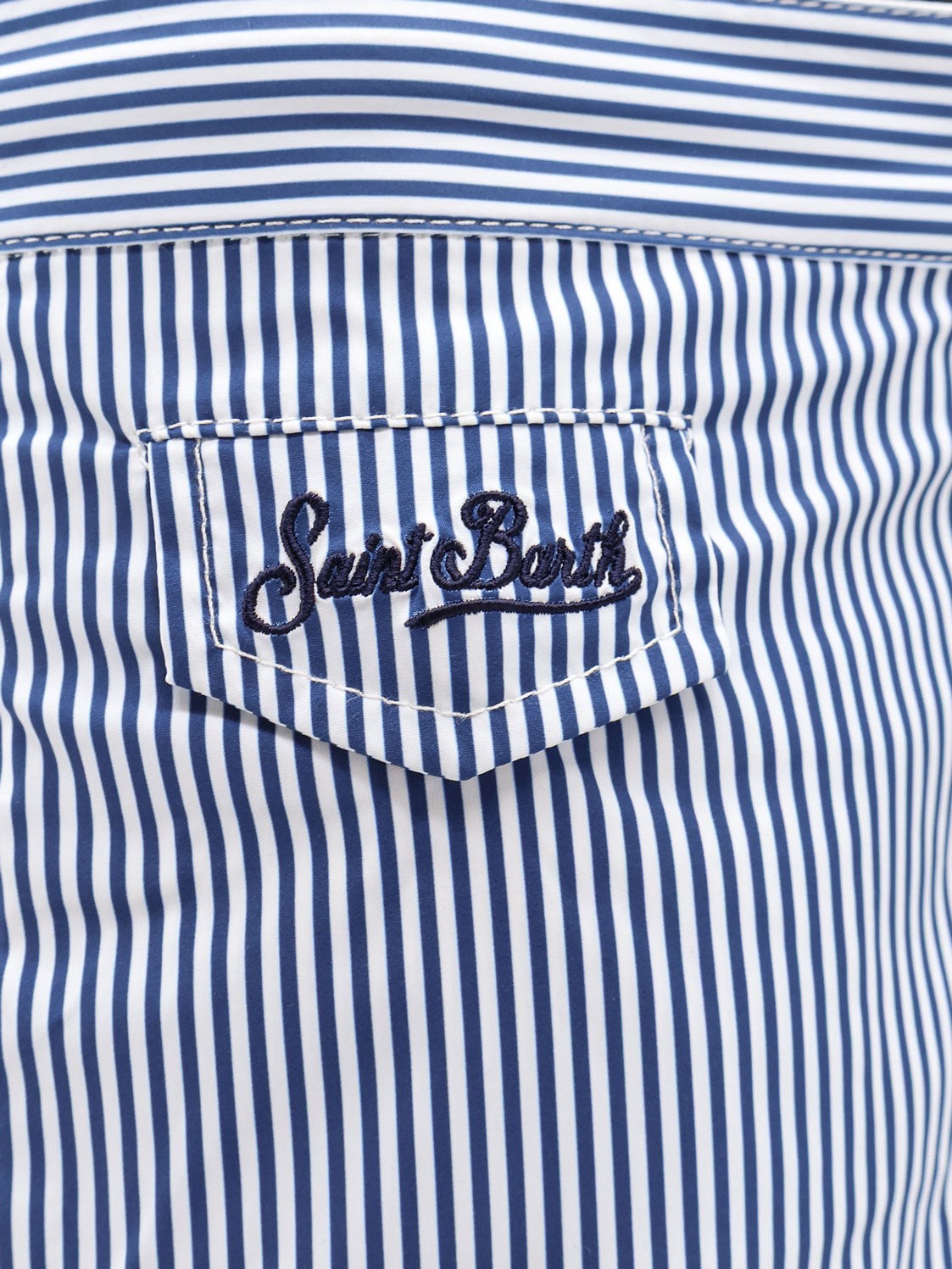 Mc2 Saint Barth Men's Harrys Nylon Swim Shorts Blue