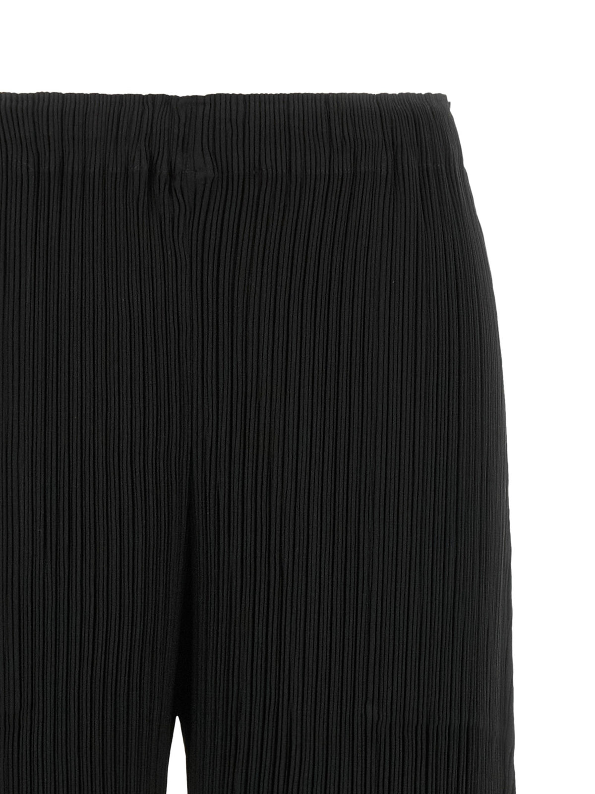 ISSEY MIYAKE Hatching Bottoms Pants Black