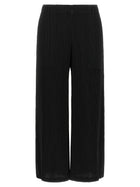 ISSEY MIYAKE Hatching Bottoms Pants Black