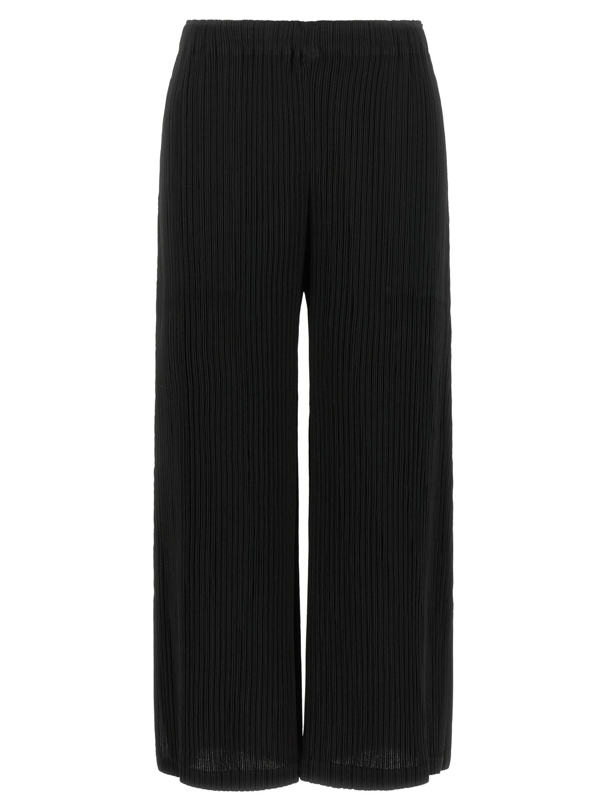 ISSEY MIYAKE Hatching Bottoms Pants Black