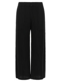 ISSEY MIYAKE Hatching Bottoms Pants Black