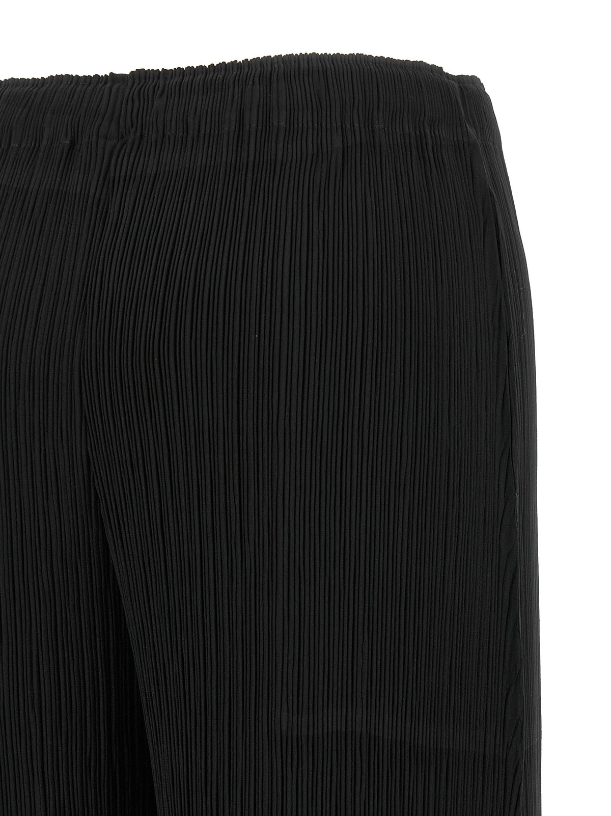 ISSEY MIYAKE Hatching Bottoms Pants Black