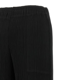 ISSEY MIYAKE Hatching Bottoms Pants Black