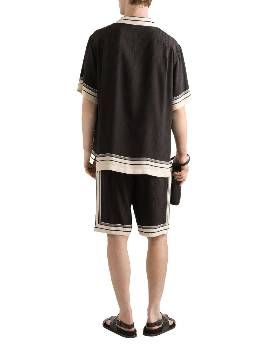 Dolce &amp; Gabbana Men's Hawaii Shirt Black