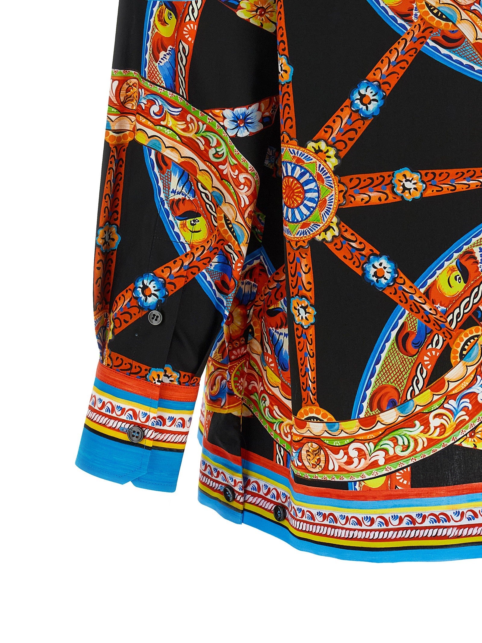 Dolce &amp; Gabbana Hawaii Shirt Gold