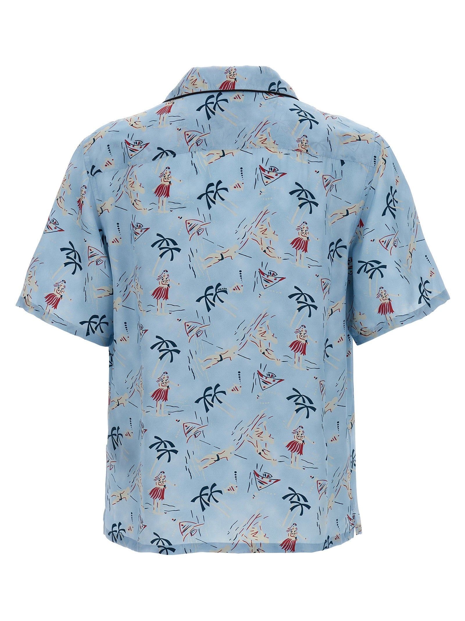 PRADA Hawaii Shirt Blue
