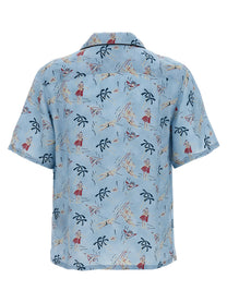 PRADA Hawaii Shirt Blue