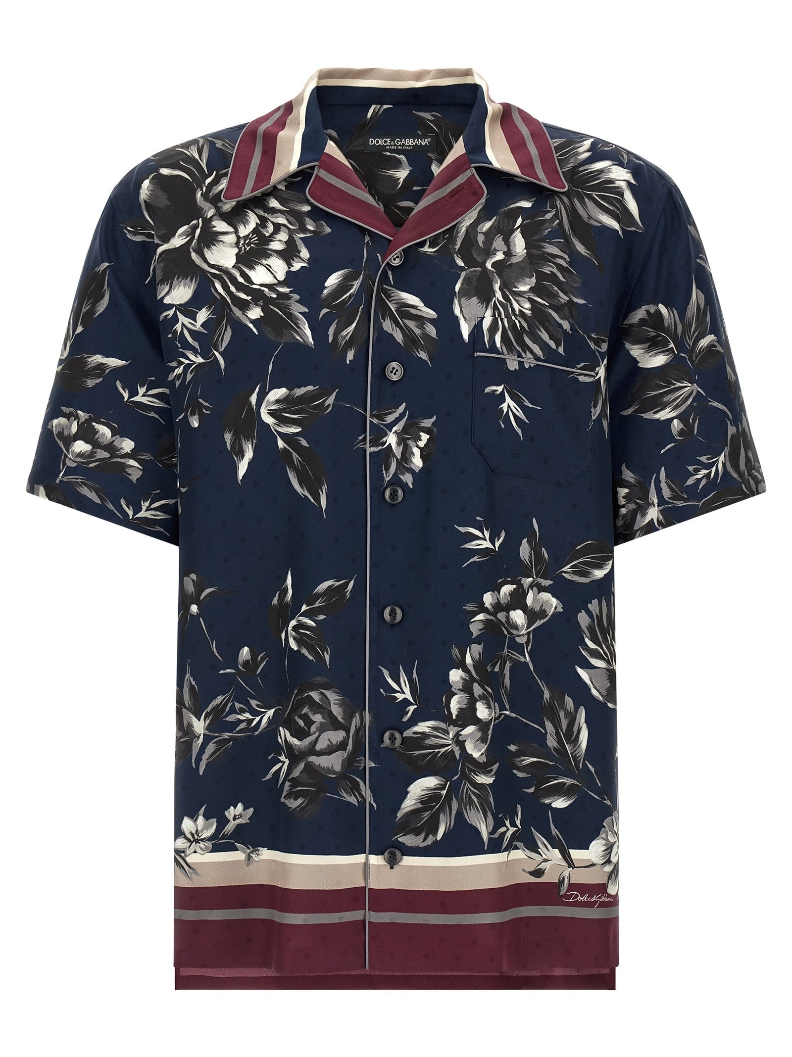 Dolce &amp; Gabbana Hawaii Shirt Blue