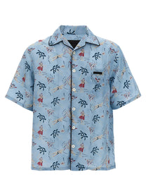 PRADA Hawaii Shirt Blue