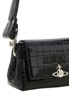 Vivienne Westwood Hazel Small Handbag Black, view 3