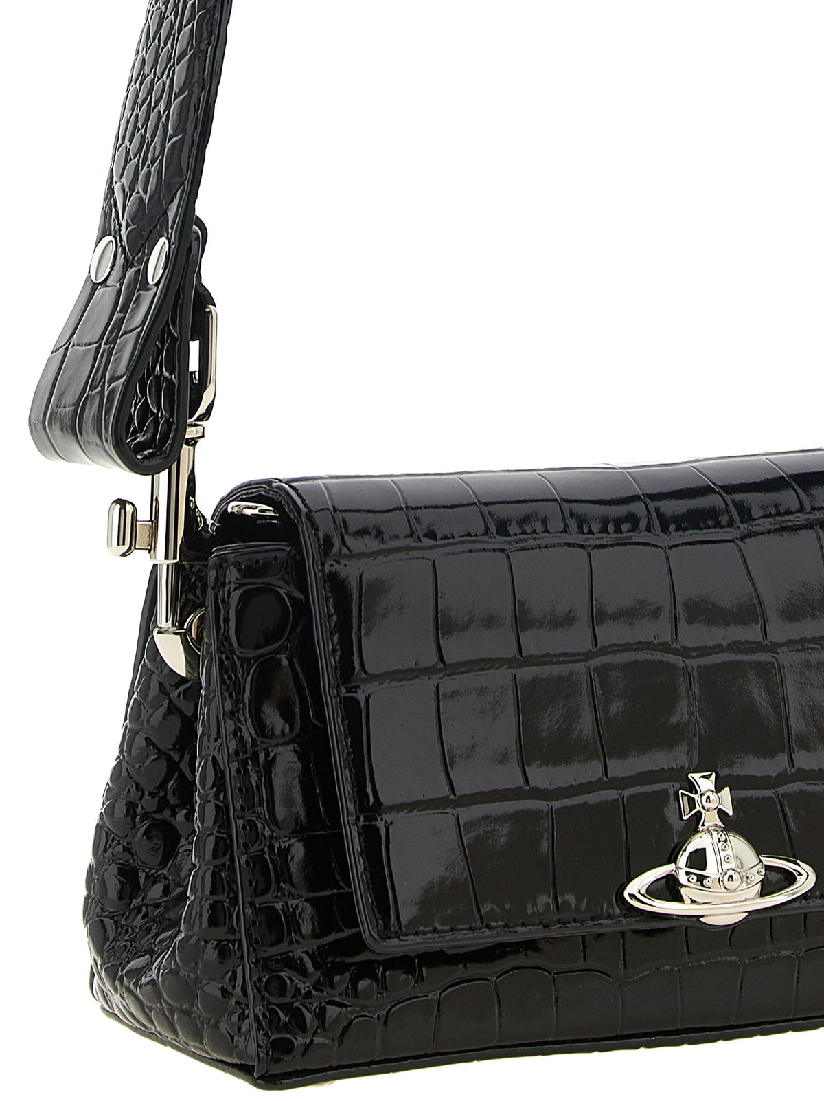 Vivienne Westwood Hazel Small Handbag Black, view 3