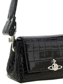 Vivienne Westwood Hazel Small Handbag Black, view 3