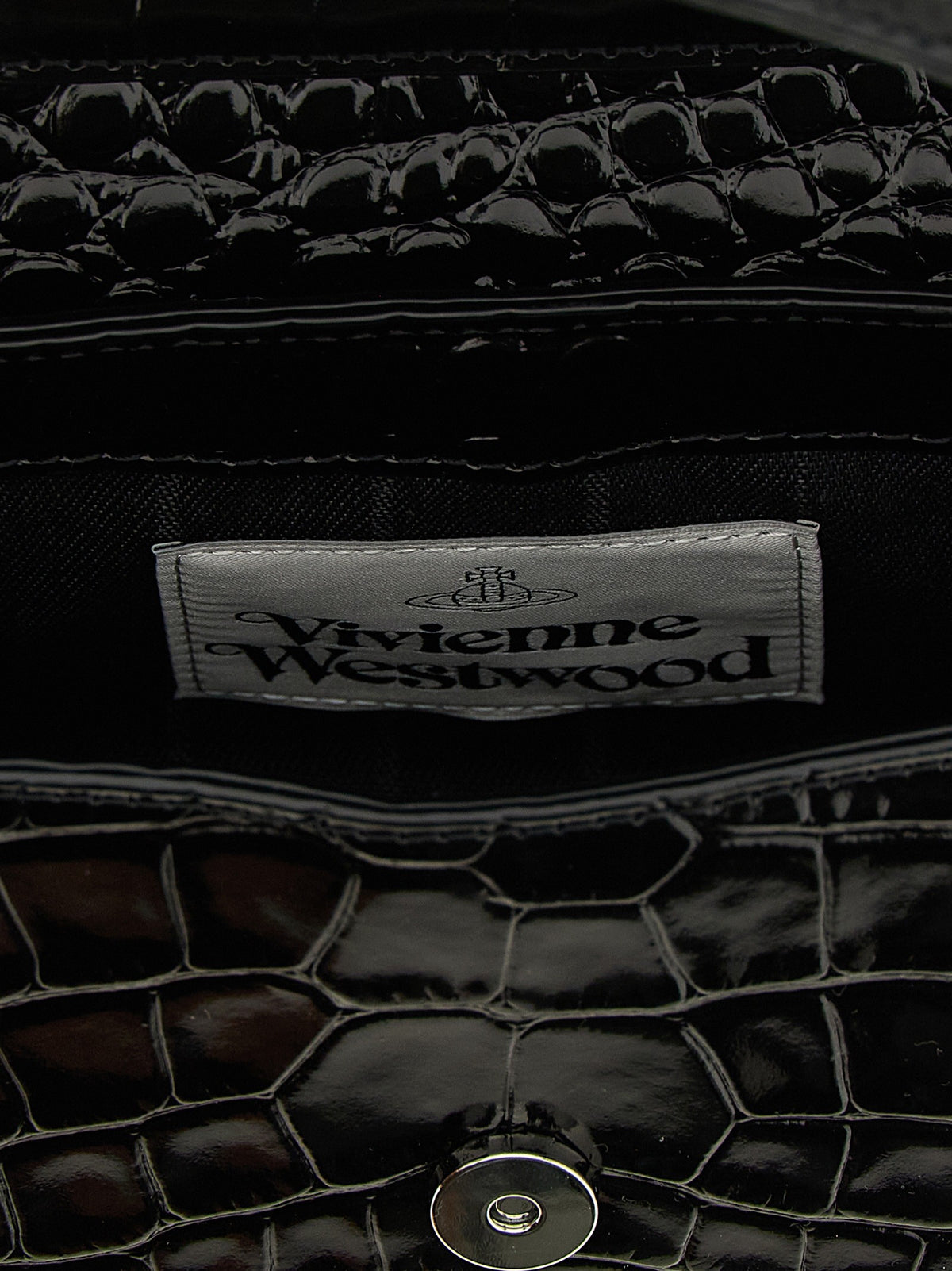 Vivienne Westwood Hazel Small Handbag Black, view 4
