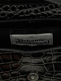 Vivienne Westwood Hazel Small Handbag Black, view 4