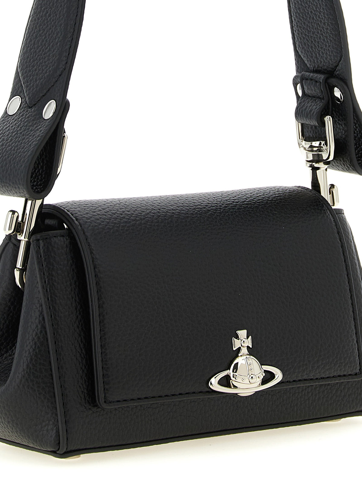 Vivienne Westwood Hazel Small Shoulder Bag Black, view 3