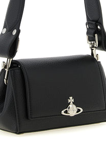 Vivienne Westwood Hazel Small Shoulder Bag Black, view 3