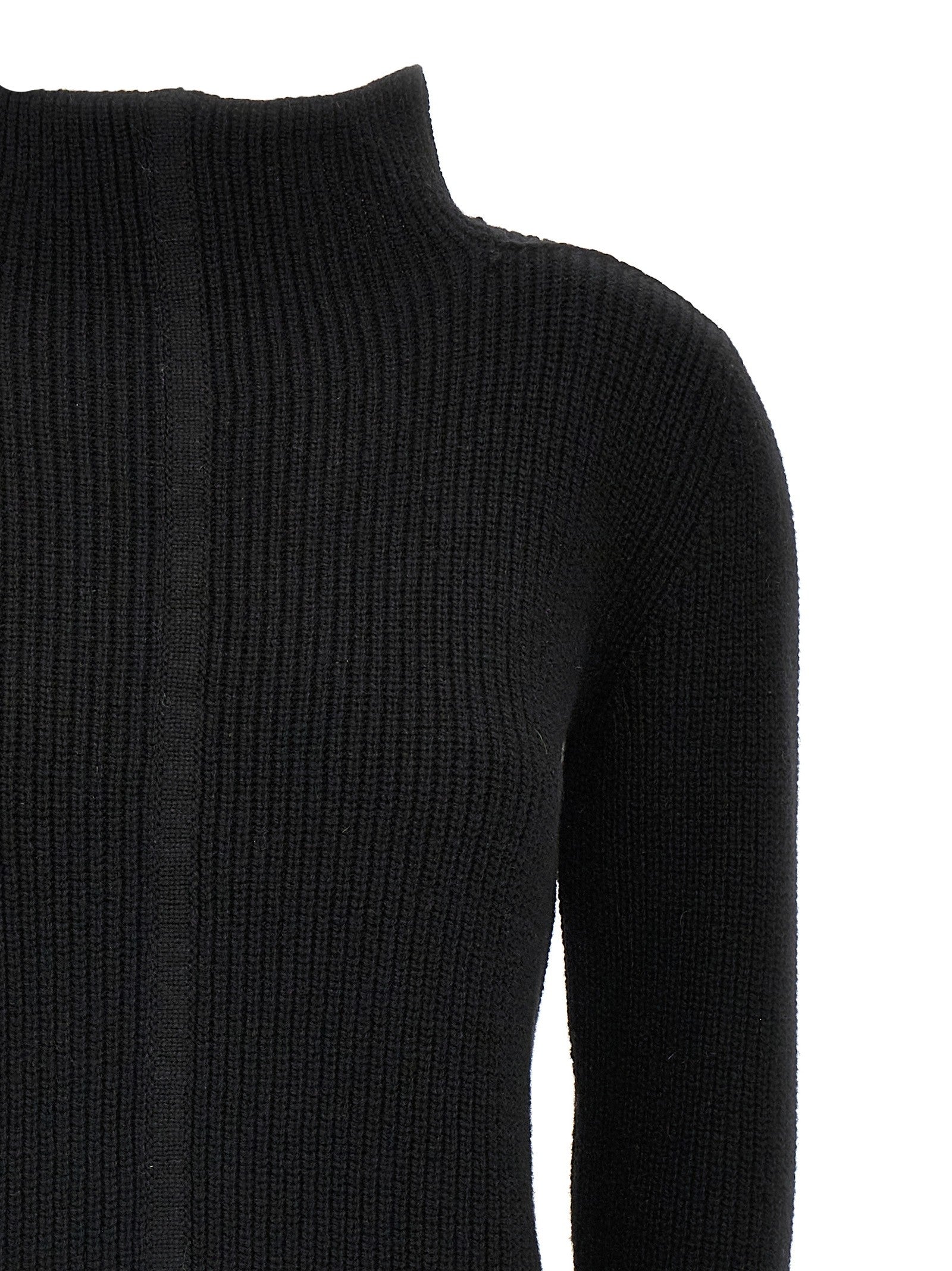 Rick Owens Headon Dbl Sweater Black