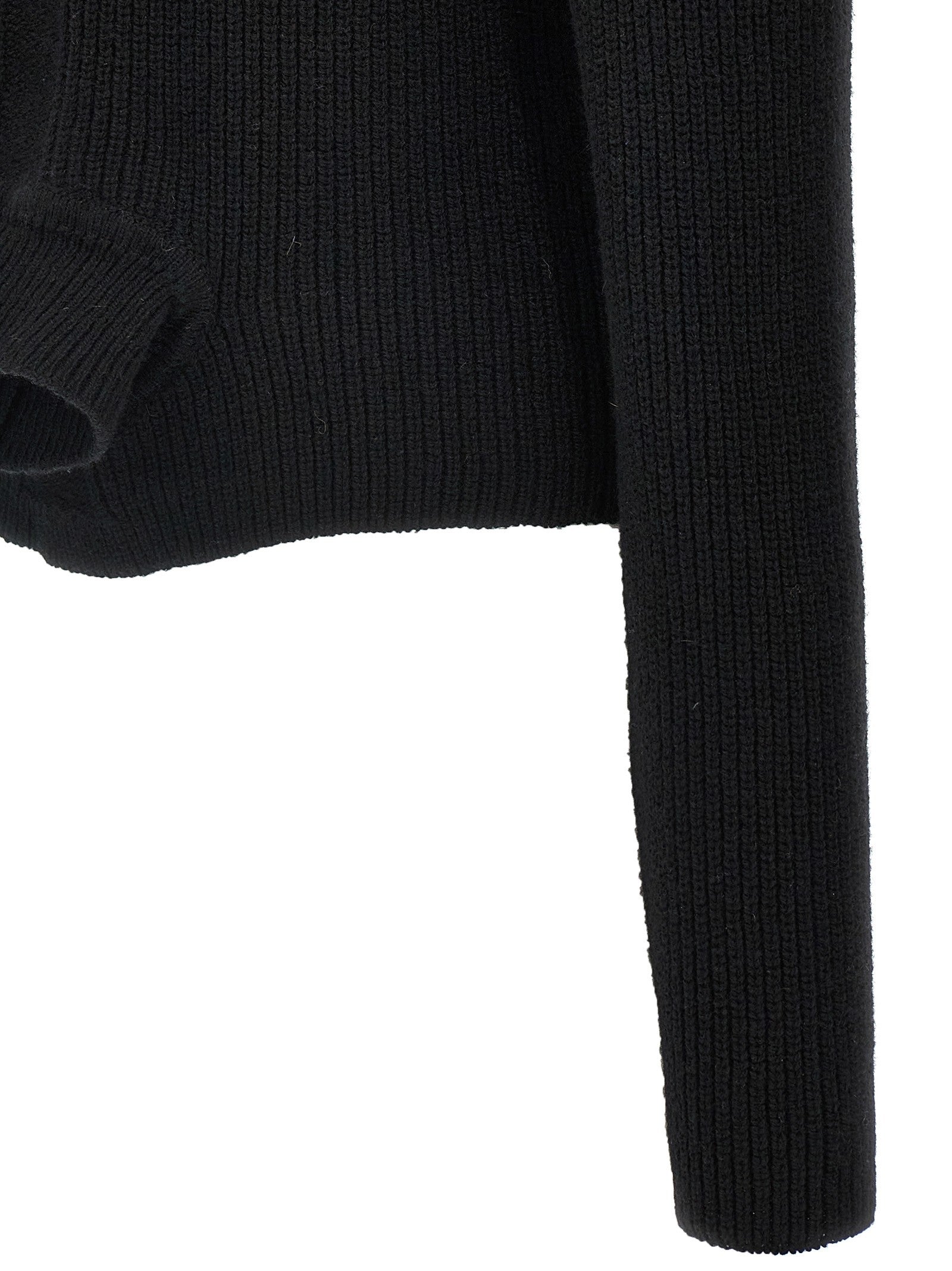 Rick Owens Headon Dbl Sweater Black