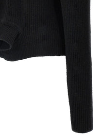 Rick Owens Headon Dbl Sweater Black