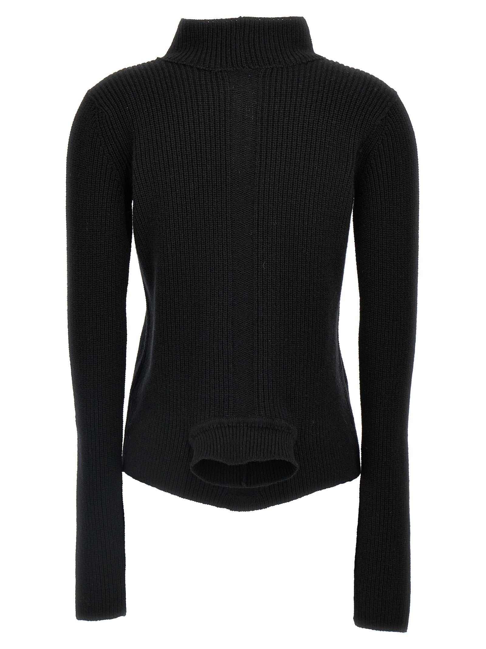 Rick Owens Headon Dbl Sweater Black