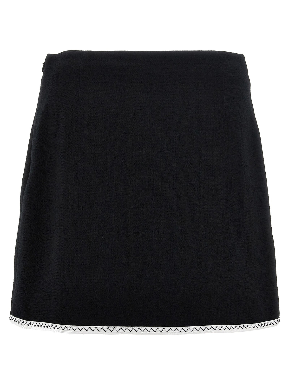 Moschino Heart Button Skirt White, view 2