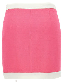 Moschino Heart Buttons Skirt Blue