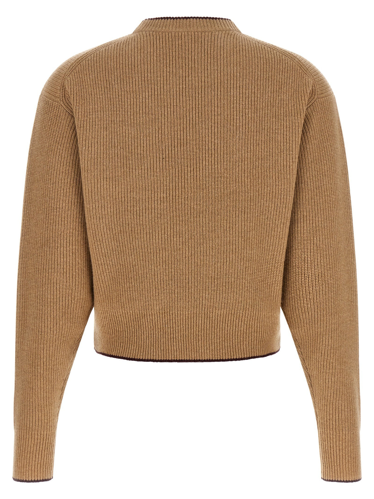 Chloé Heart Intarsia Sweater Beige, view 2