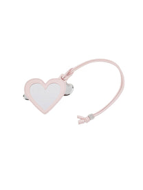 Ganni Women's Heart Mirror Keychain Blue