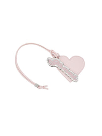 Ganni Women's Heart Mirror Keychain Blue