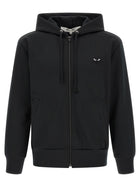 Comme Des Garcons Play Heart Patch Hoodie Black