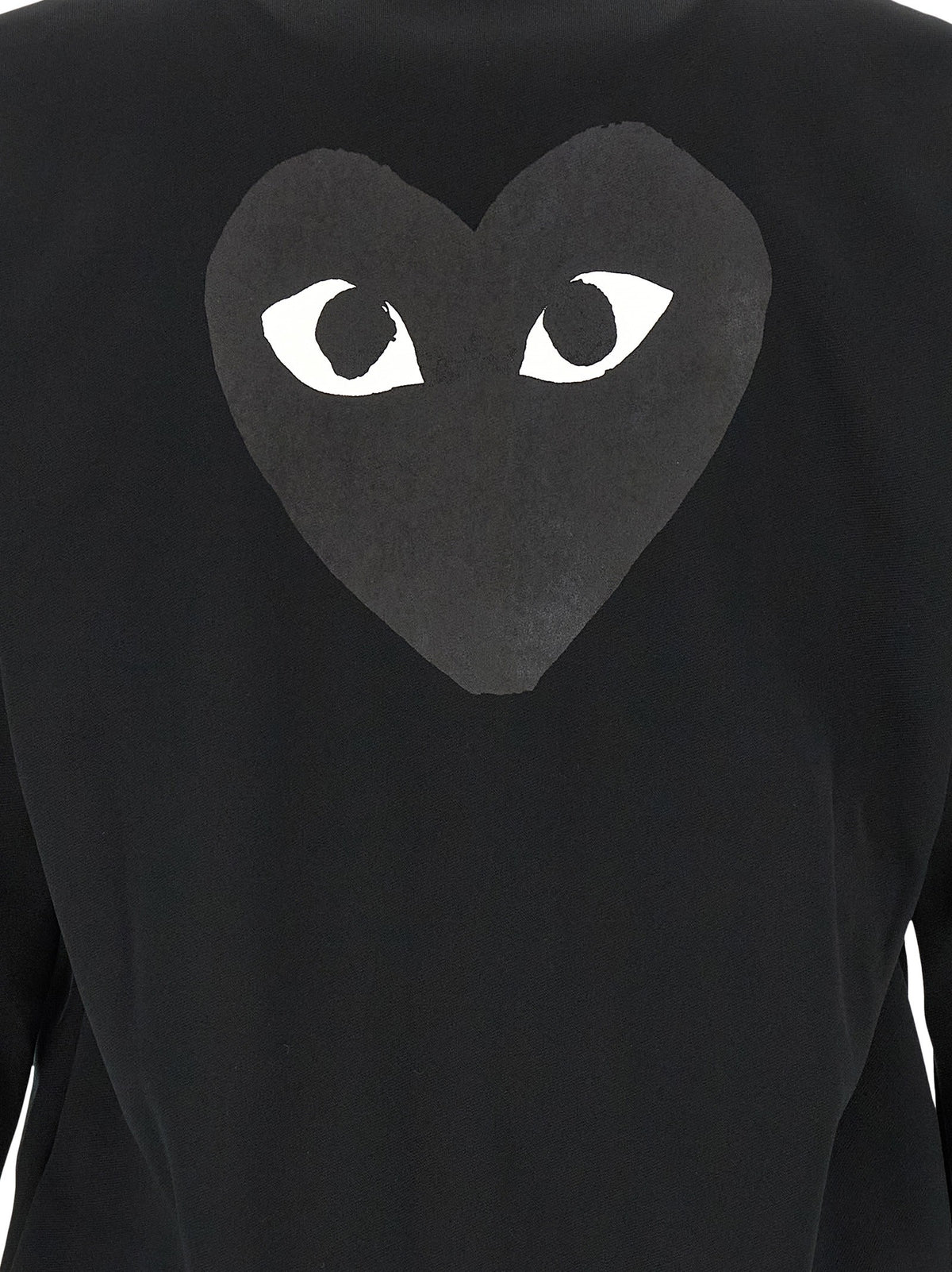 Comme Des Garcons Play Heart Patch Hoodie Black, view 5