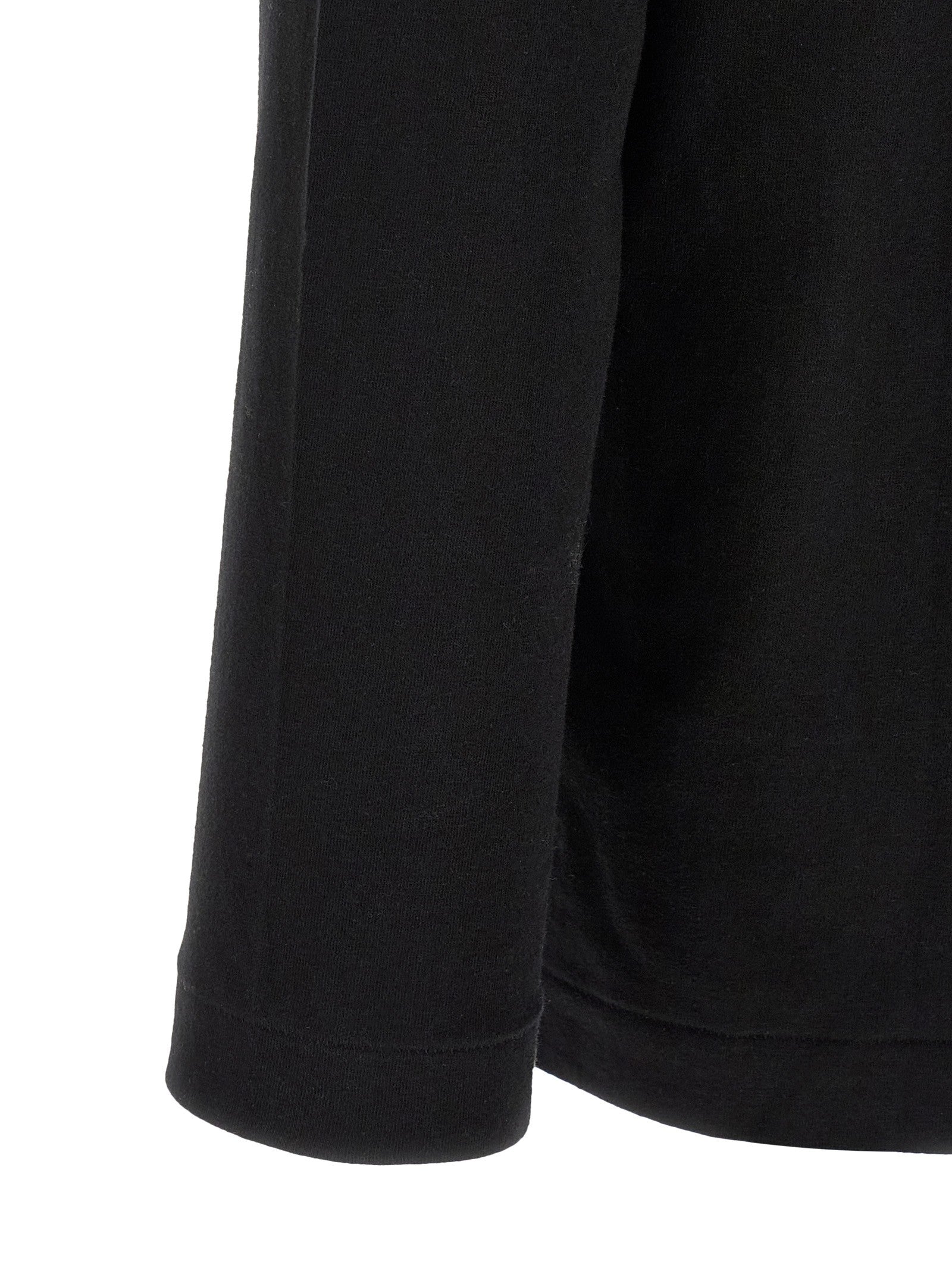 Comme Des Garcons Play Heart Patch Long Sleeve Shirt Black
