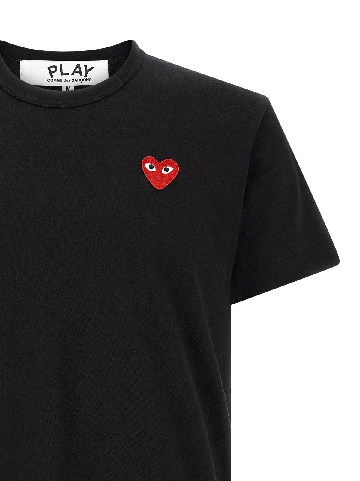 Comme Des Garcons Play Heart Patch Shirt Black, view 3