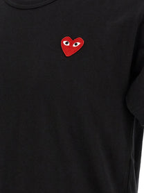 Comme Des Garcons Play Heart Patch Shirt Black