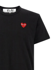 Comme Des Garcons Play Heart Patch Shirt Black