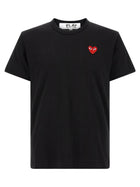 Comme Des Garcons Play Heart Patch Shirt Black