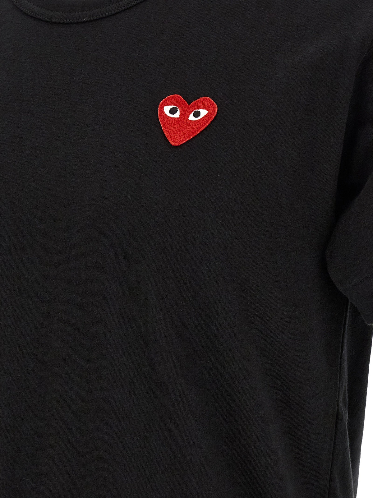 Comme Des Garcons Play Heart Patch Shirt Black, view 4
